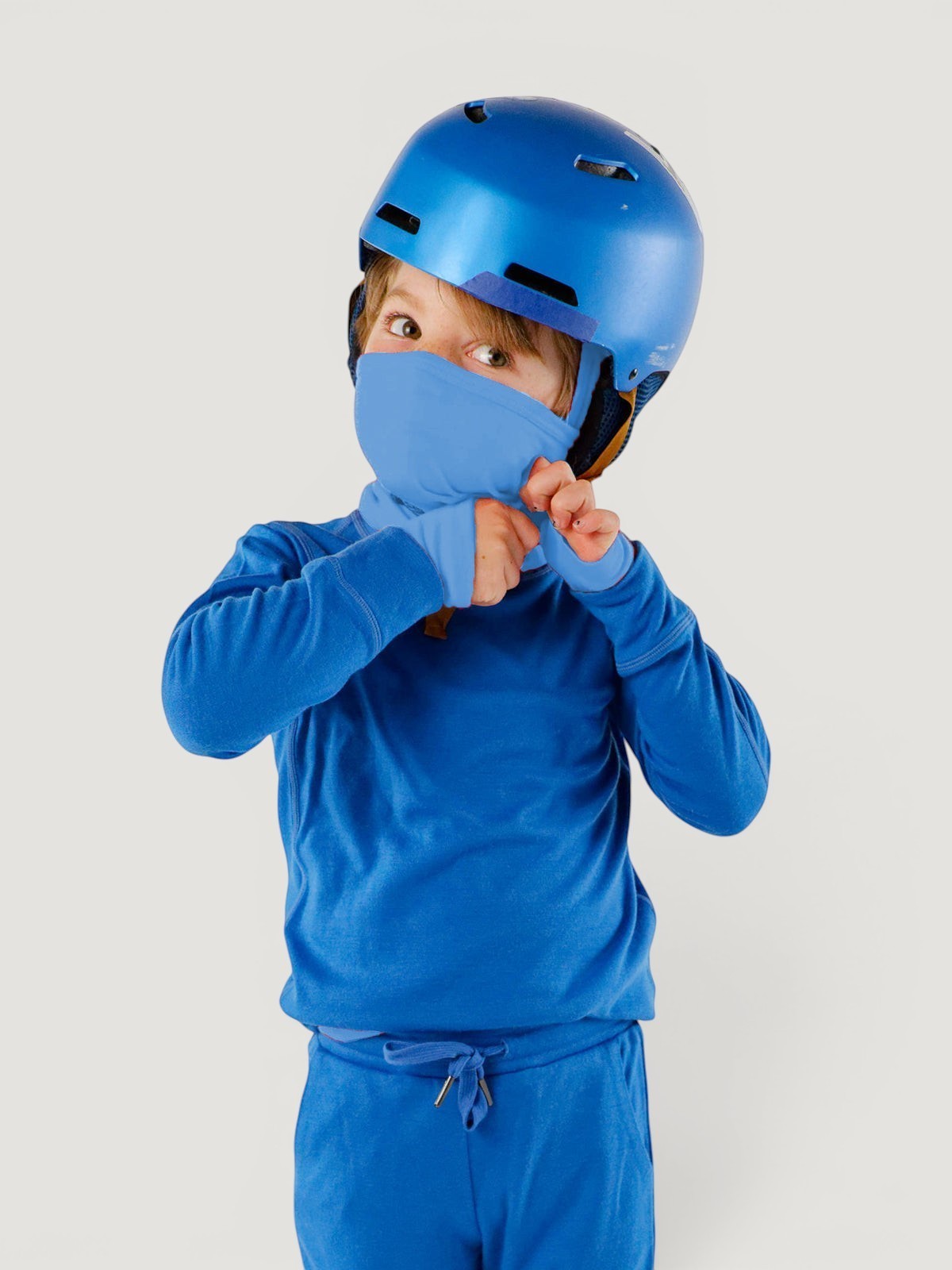 Merino Balaclava With Ponytail Hole – All Ages