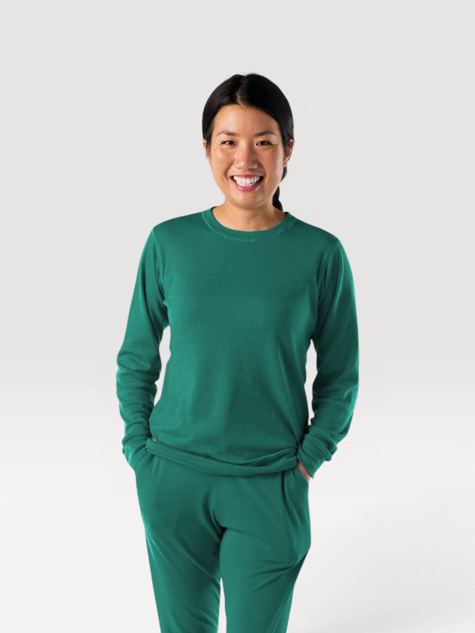 Adult Midweight Merino Crew