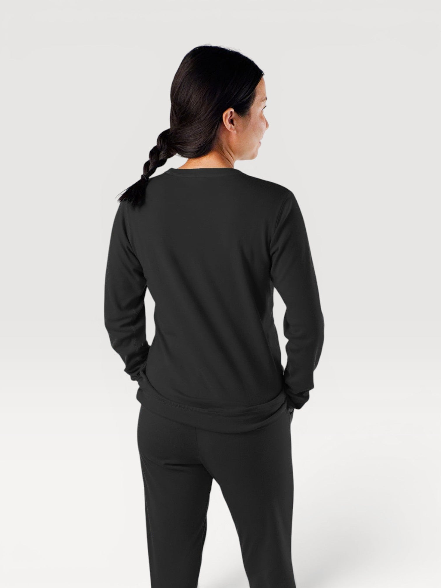 Adult Midweight Merino Crew