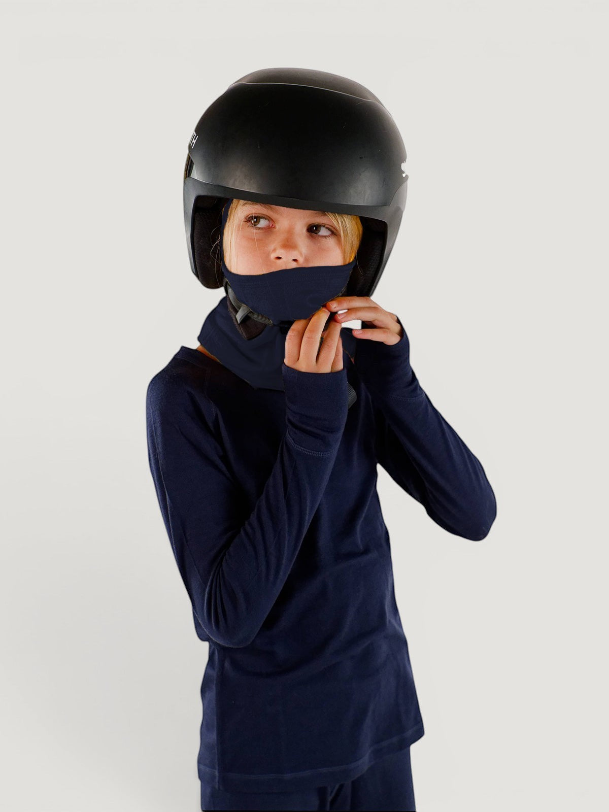 Merino Balaclava With Ponytail Hole – All Ages