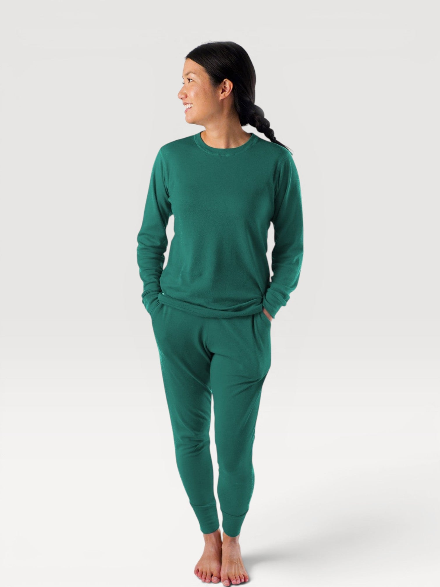 Adult Midweight Merino Crew