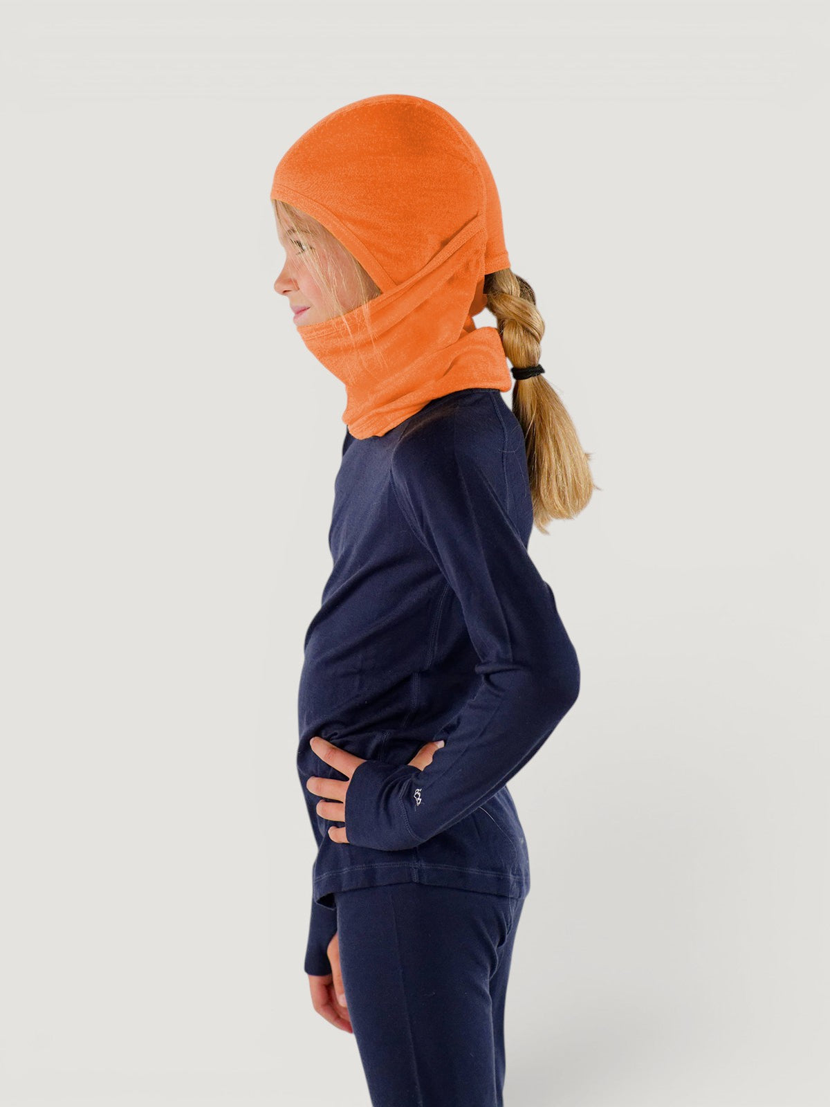 Merino Balaclava With Ponytail Hole – All Ages