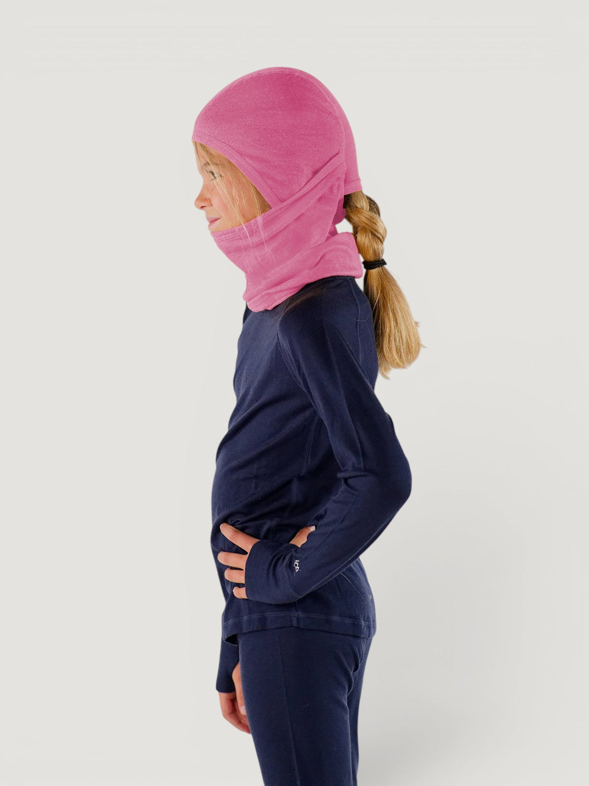Merino Balaclava With Ponytail Hole – All Ages