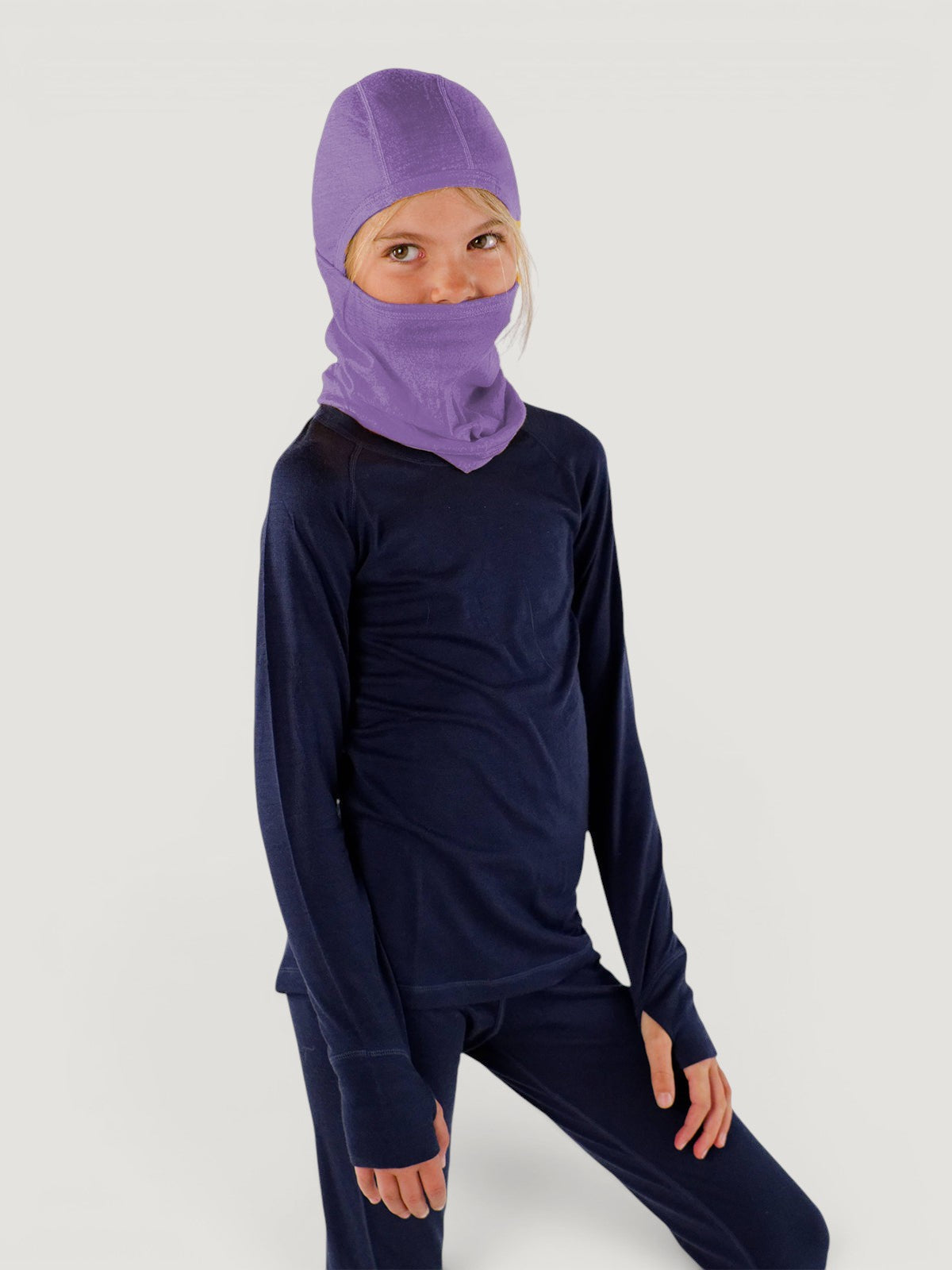 Merino Balaclava With Ponytail Hole – All Ages