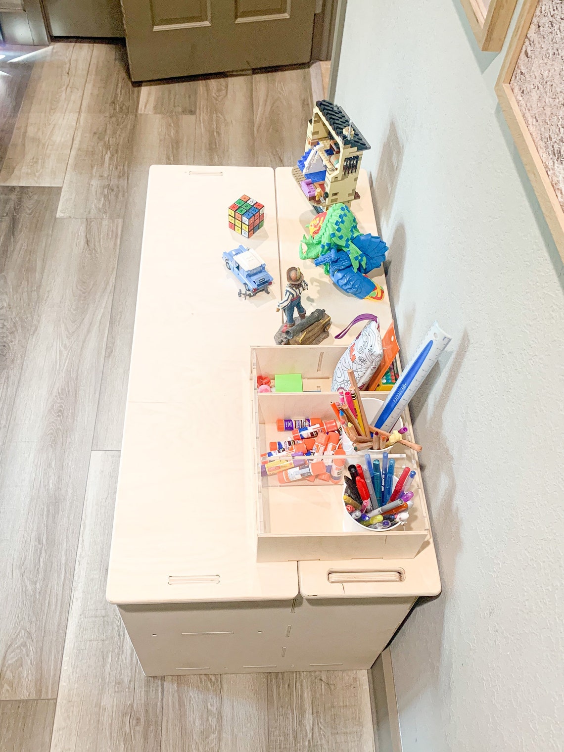 Stella- Toy Shelf + Hidden Storage 41"