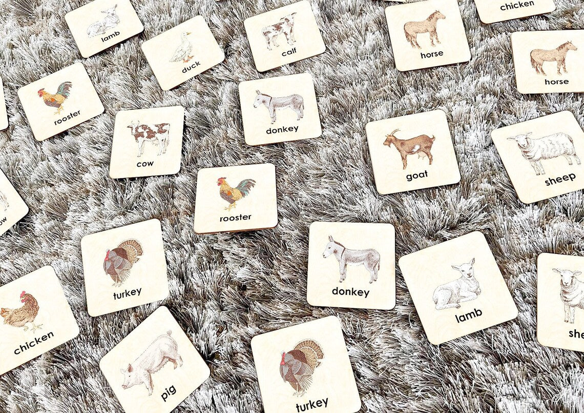 Memory Game- Farm Animals