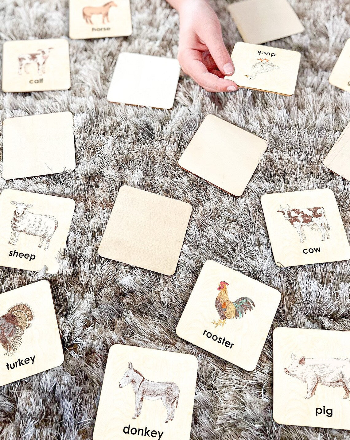 Memory Game- Farm Animals