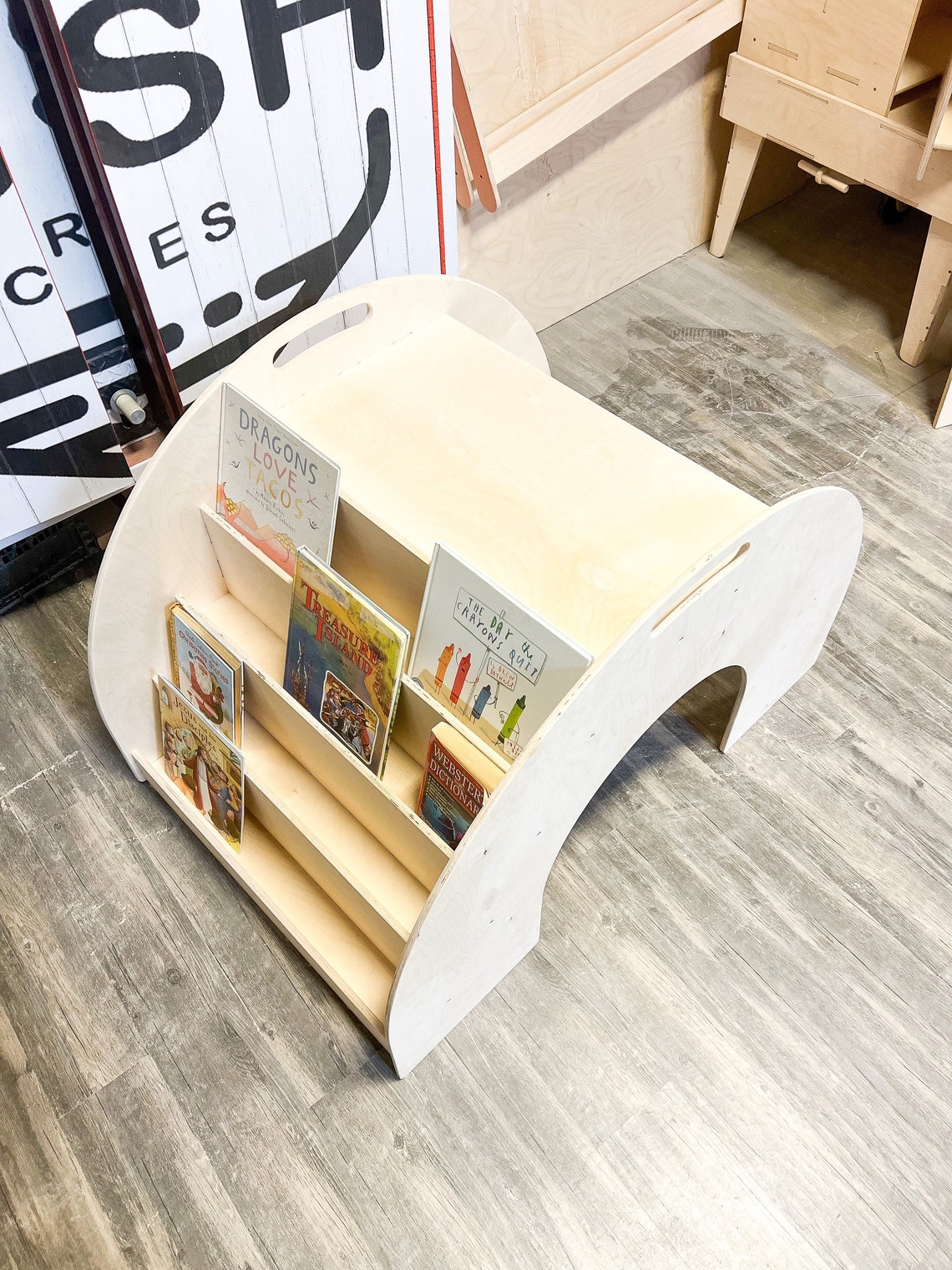 Crew- Bookshelf + Desk Combo
