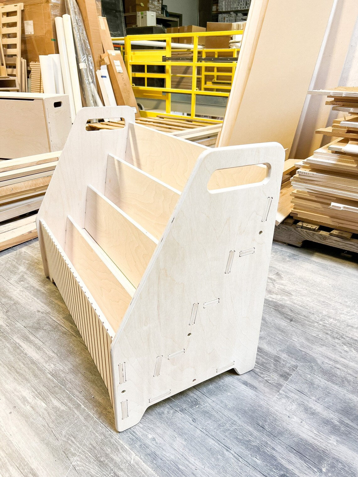 Mia- Bookshelf With Hidden Storage