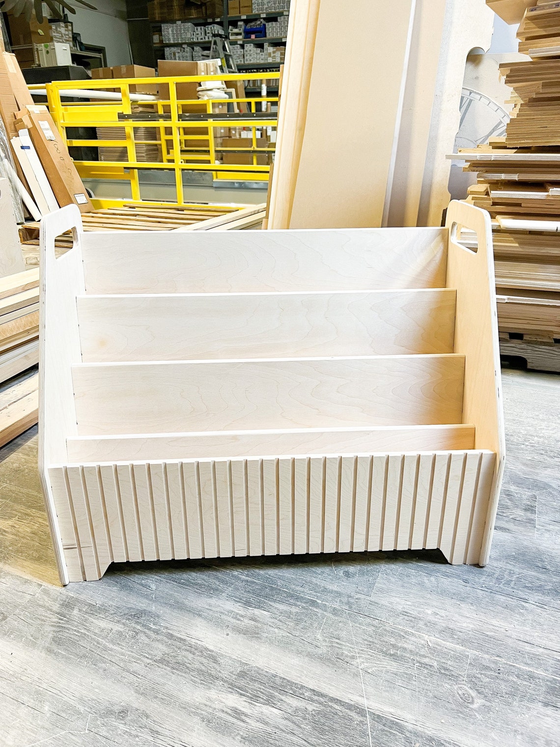 Mia- Bookshelf With Hidden Storage