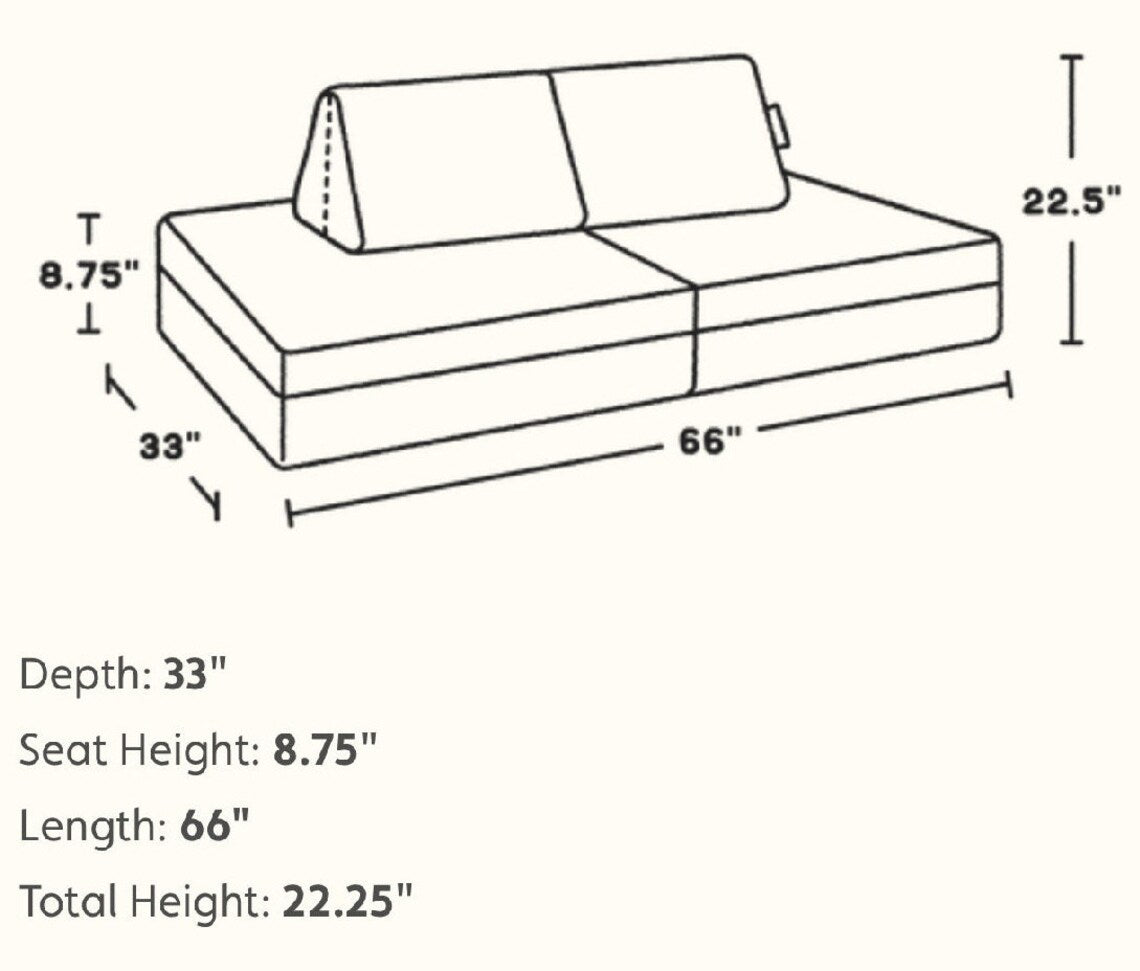 Ronan- Play Cushion Couch