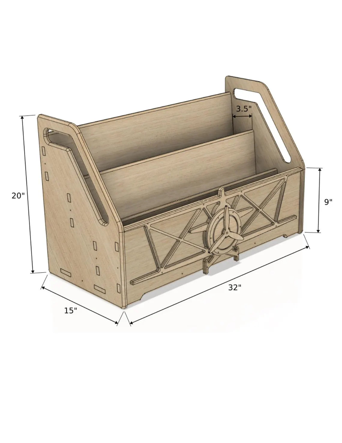 Earhart- Airplane Bookshelf