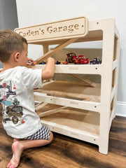 Caden- Toy Car Ramp + Storage