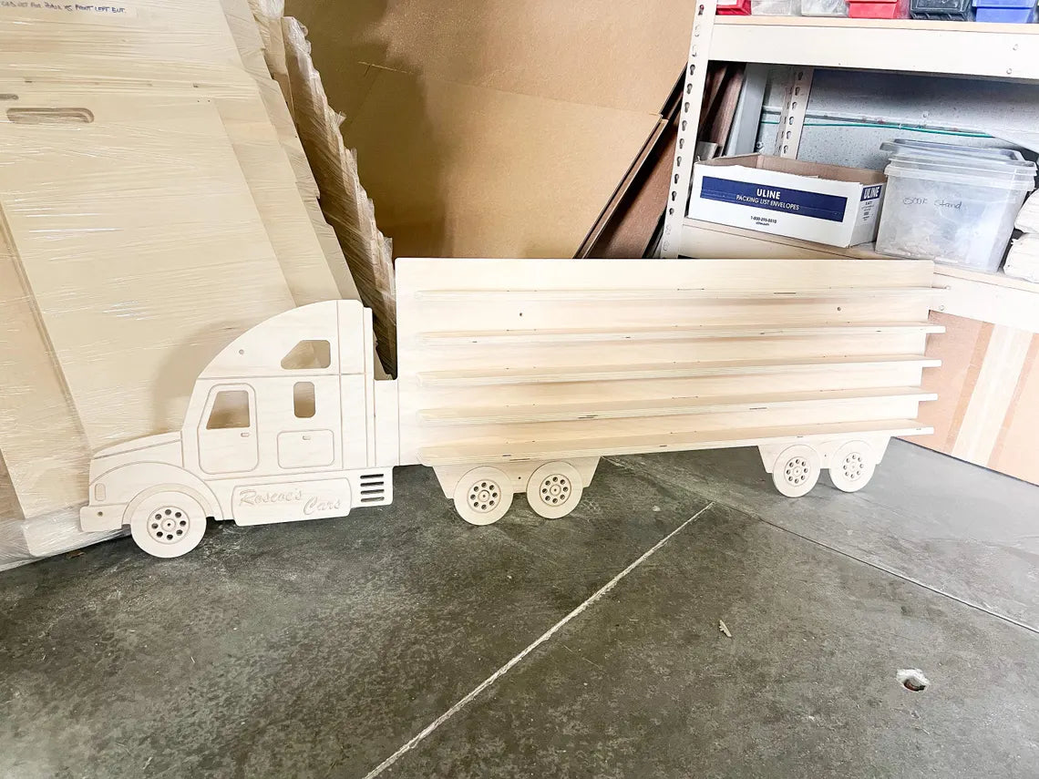 Roscoe- Semi Truck Wall Shelf