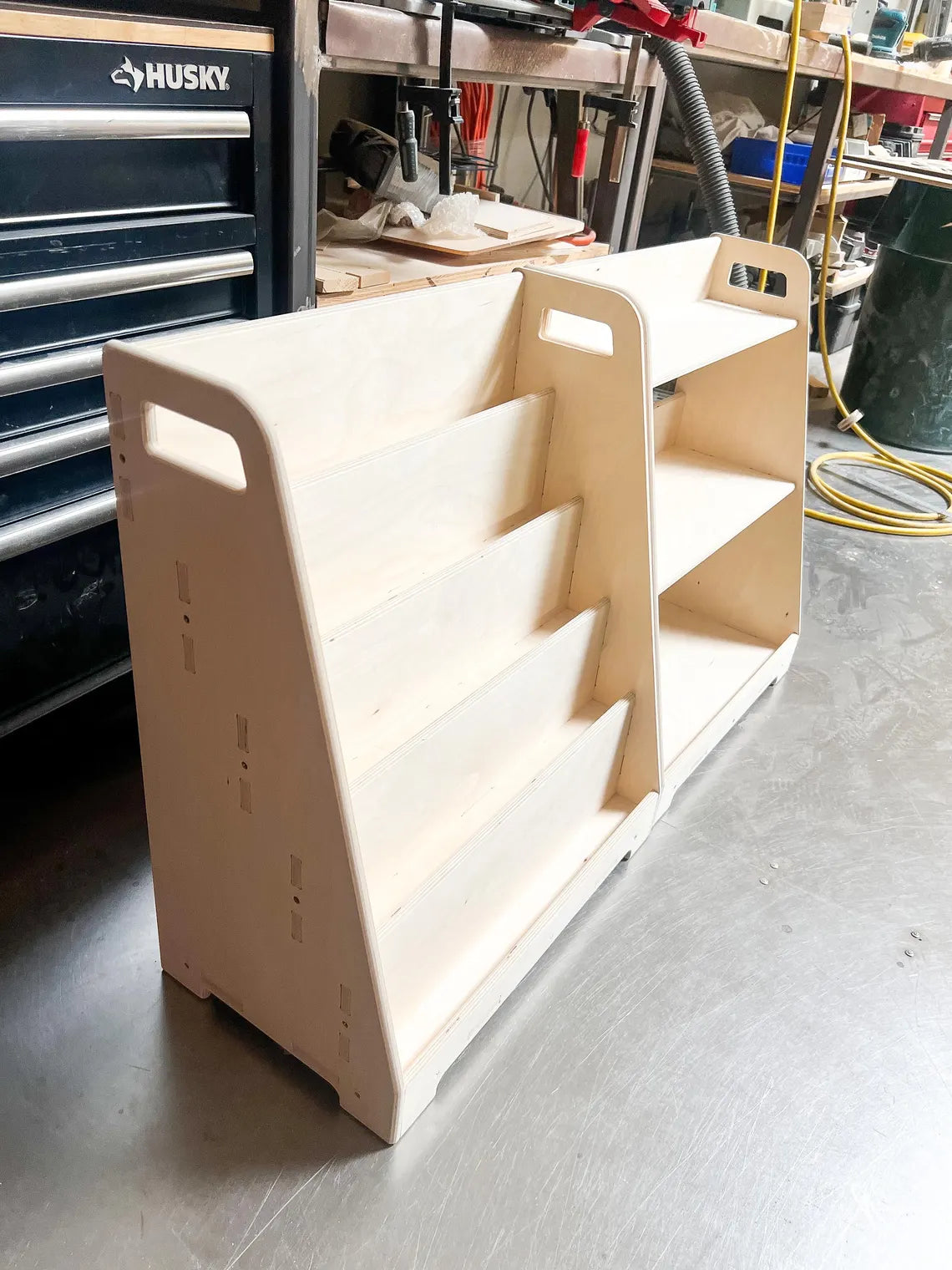 Lori- Bookshelf + Toy Shelf Set