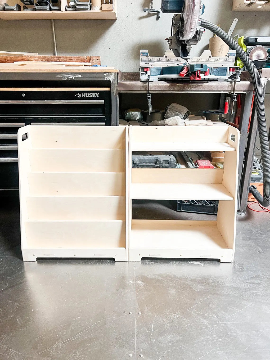Lori- Bookshelf + Toy Shelf Set