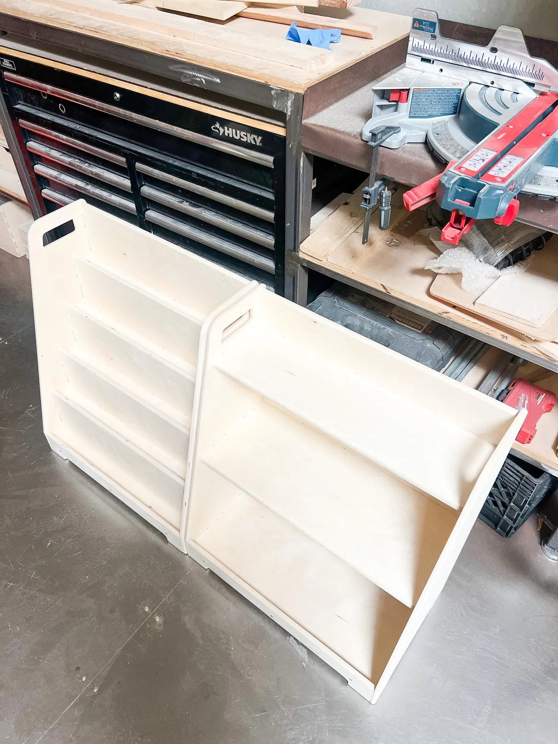 Lori- Bookshelf + Toy Shelf Set