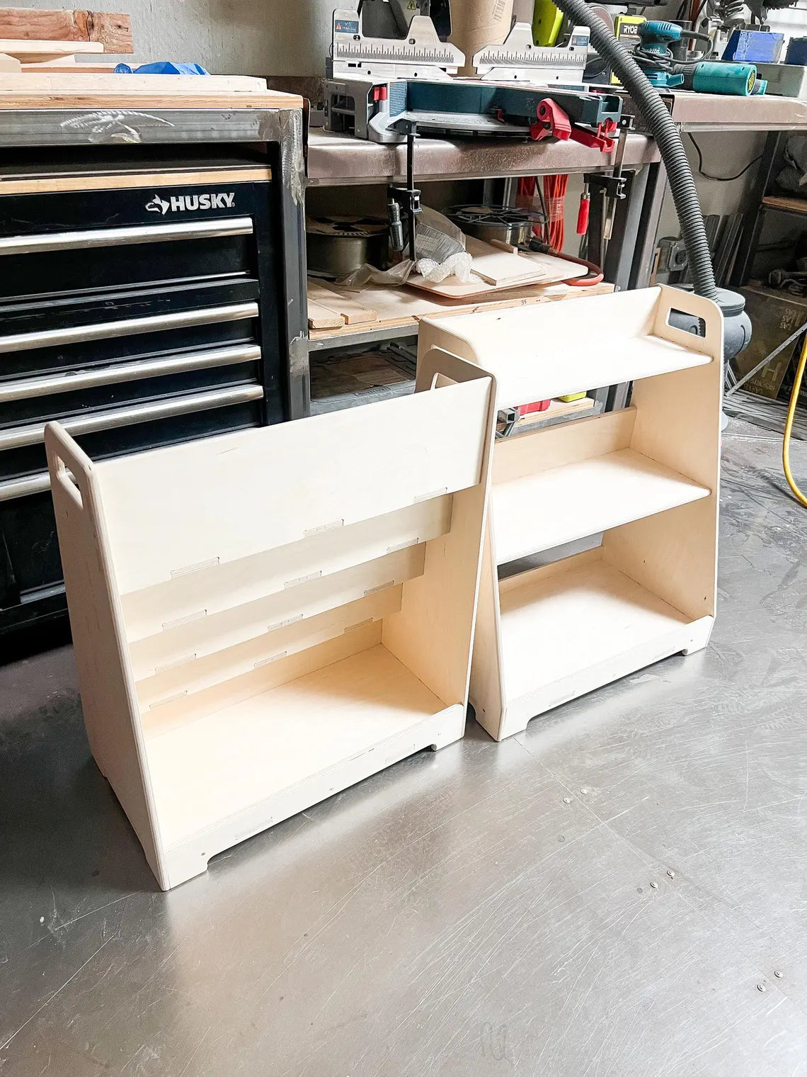 Lori- Bookshelf + Toy Shelf Set