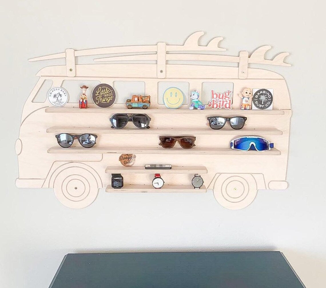Surfsup- Vw Inspired Wall Shelf