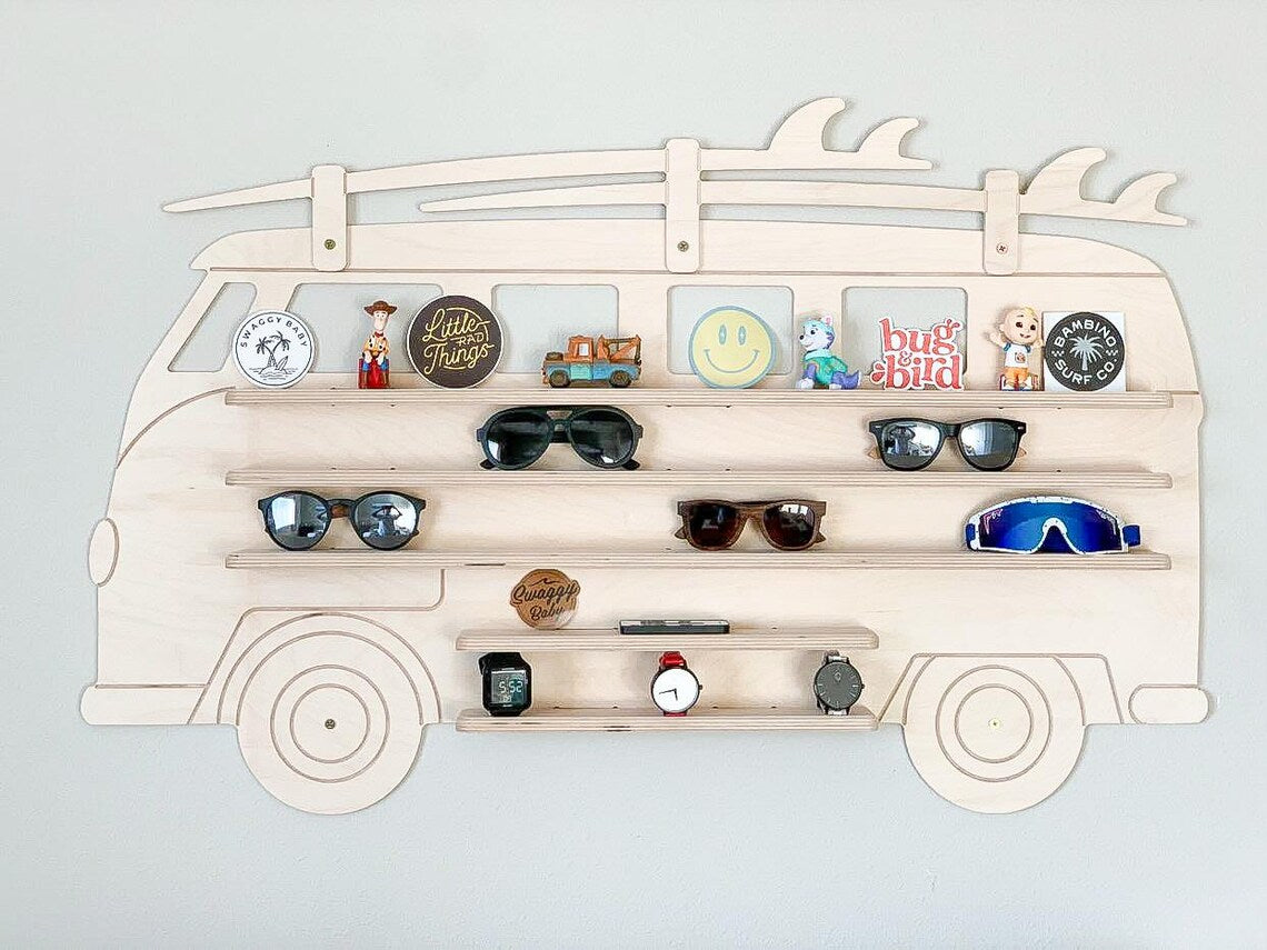 Surfsup- Vw Inspired Wall Shelf