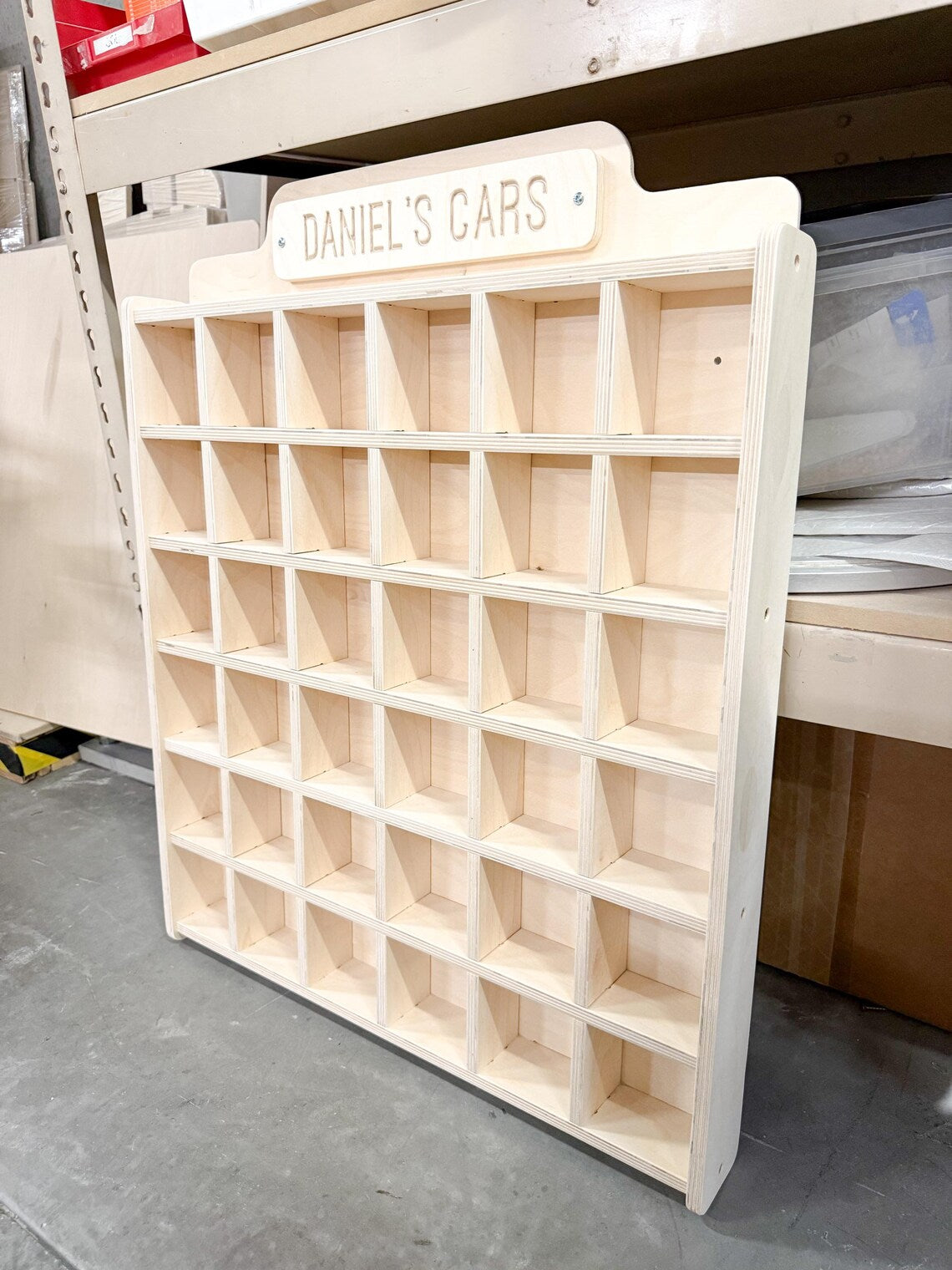 Daniel- Toy Car Wall Display