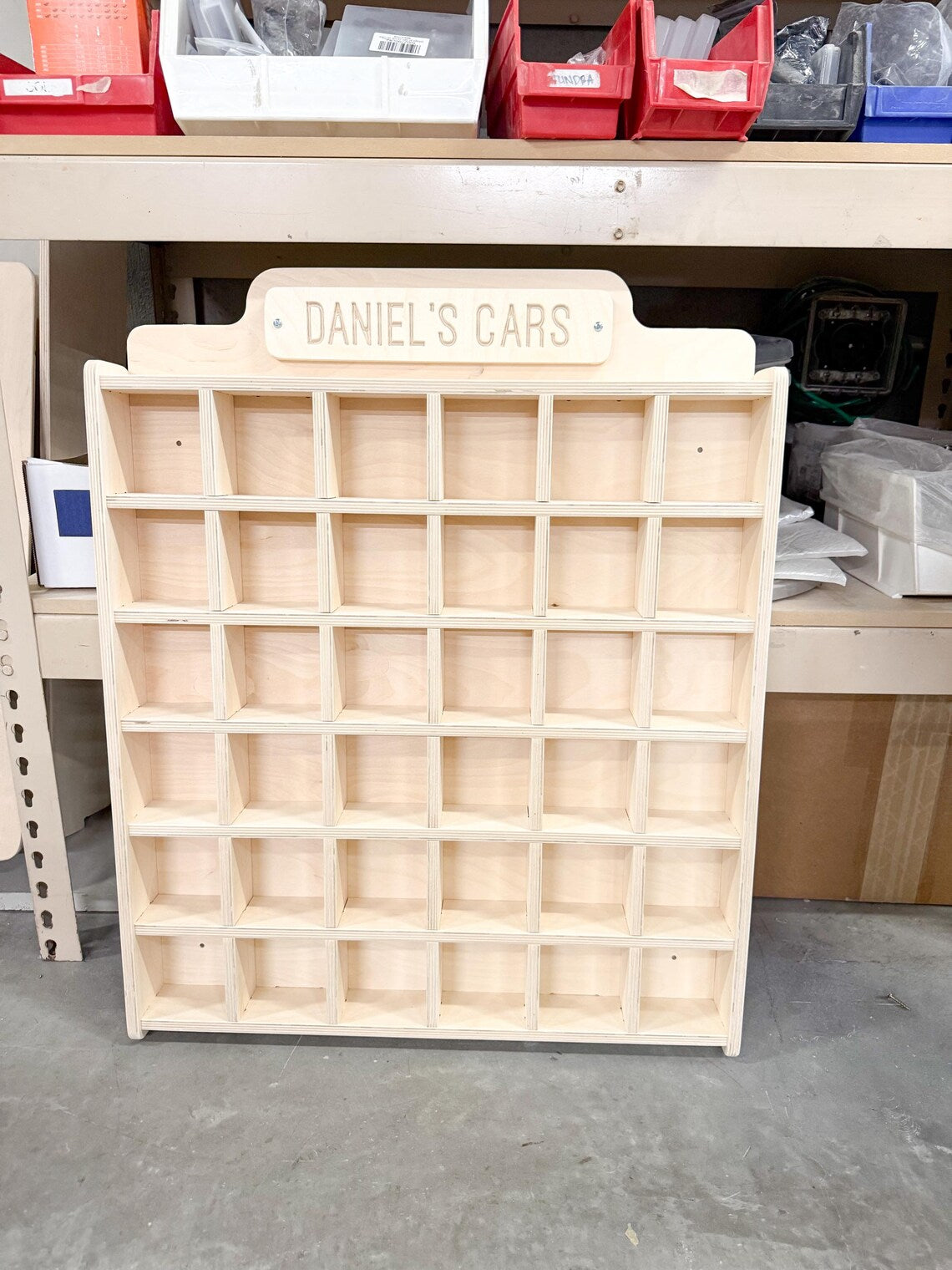 Daniel- Toy Car Wall Display