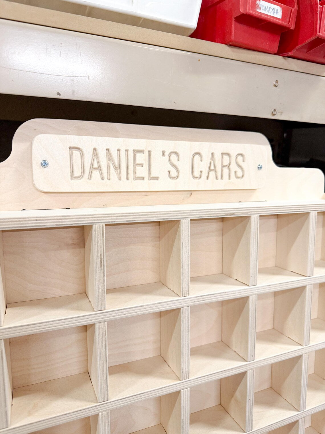 Daniel- Toy Car Wall Display