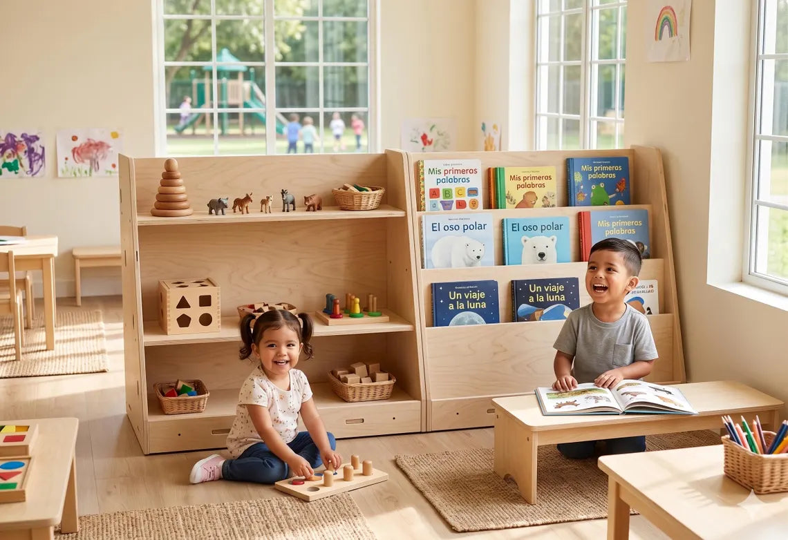 Jenn- Montessori Front Facing Bookshelf