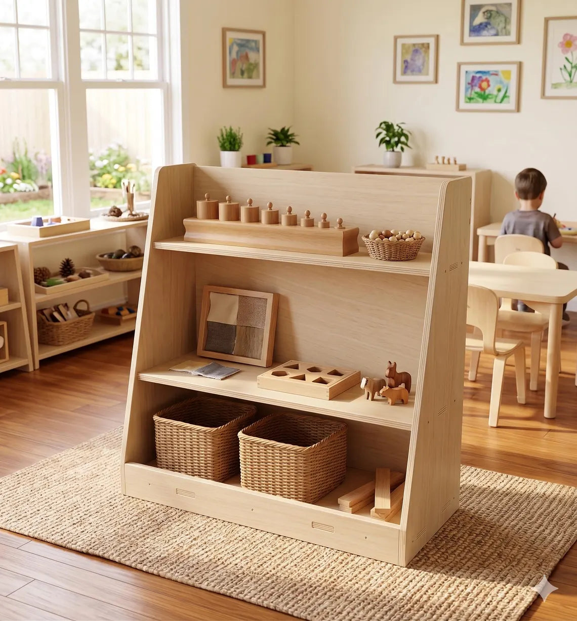 Carter- Montessori Toy Shelf