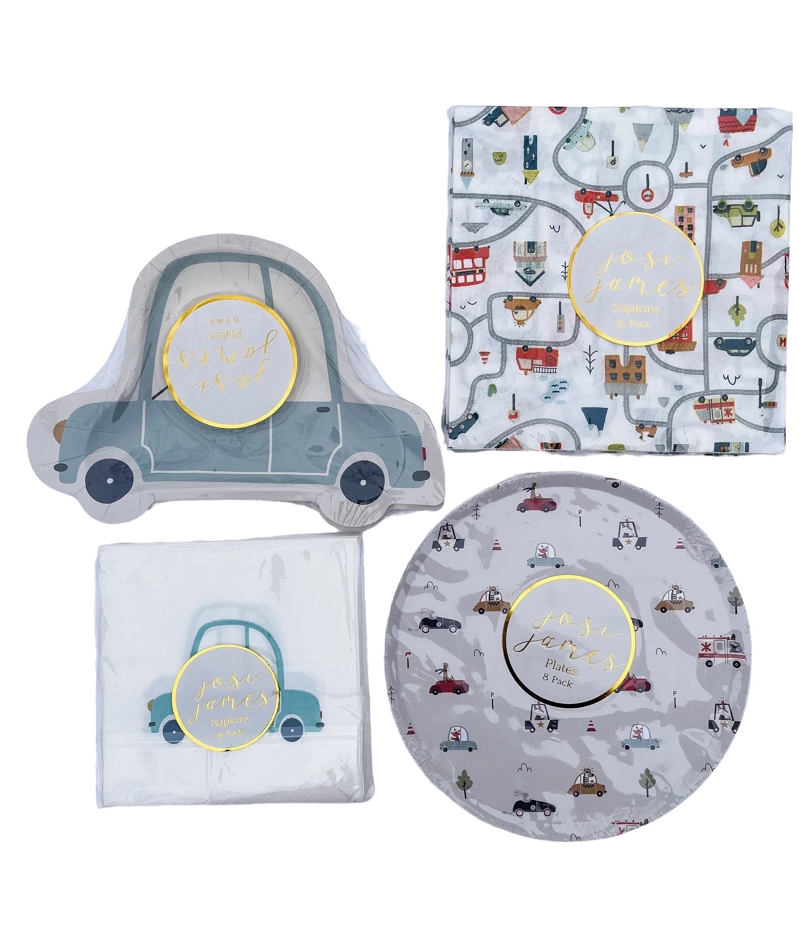 Car Plates & Napkins