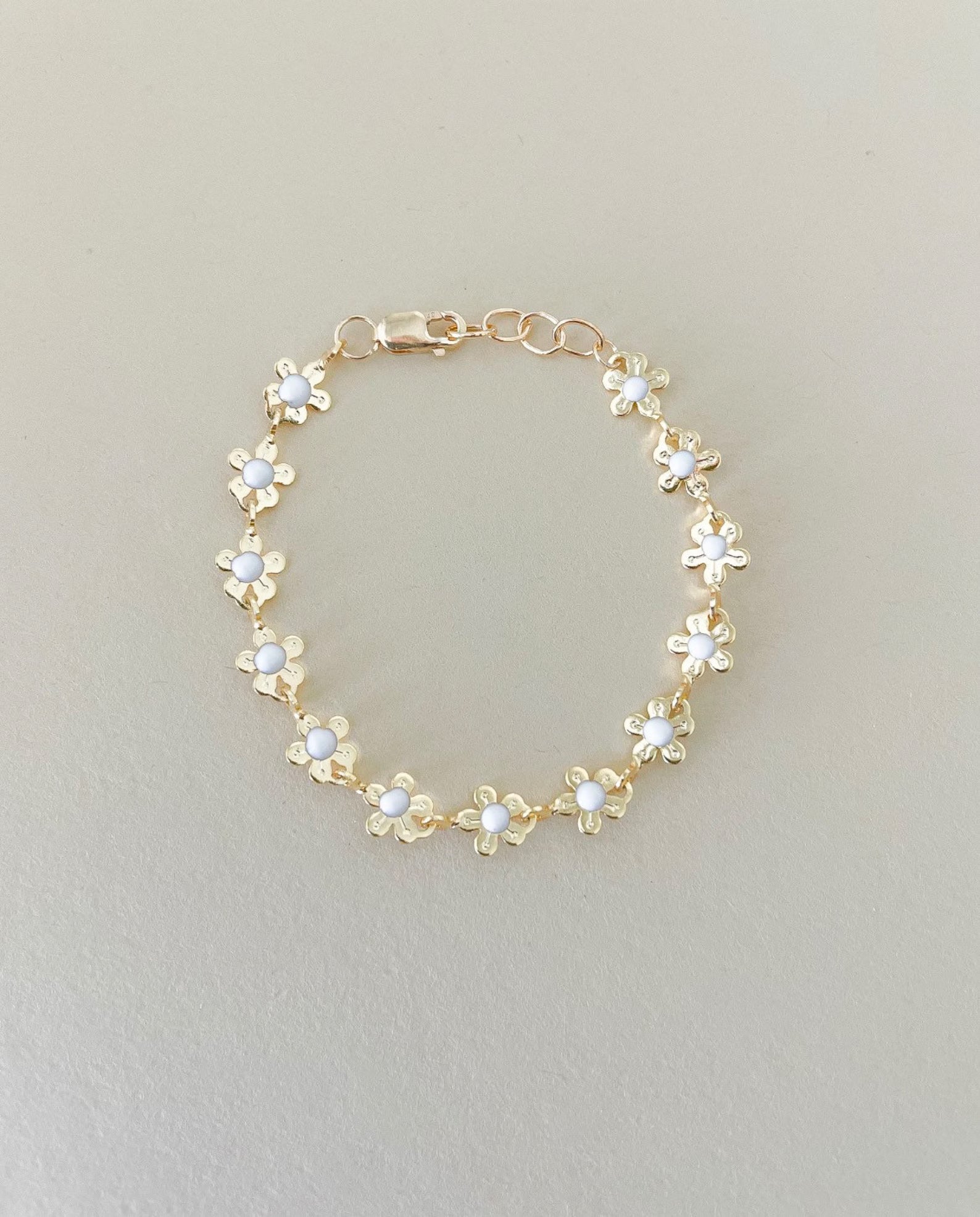Gold Daisy Chain Bracelet