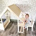 Wally- Playhouse Inspired Bookshelf + Toy Shelf