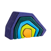 5 Pcs stone Caves Stacking Blocks
