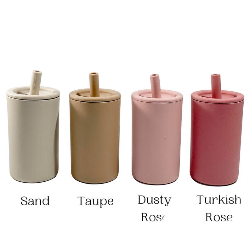 Silicone Straw Cup For Babies & Toddlers - More Colors