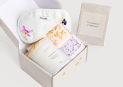 Green Lemon Candle Spa Gift Box,  Relaxing Package With Shower Steamers And Eye Mask