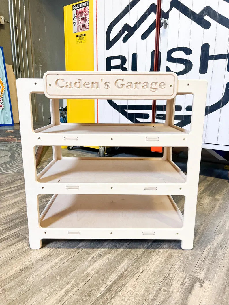 Caden- Toy Car Ramp + Storage