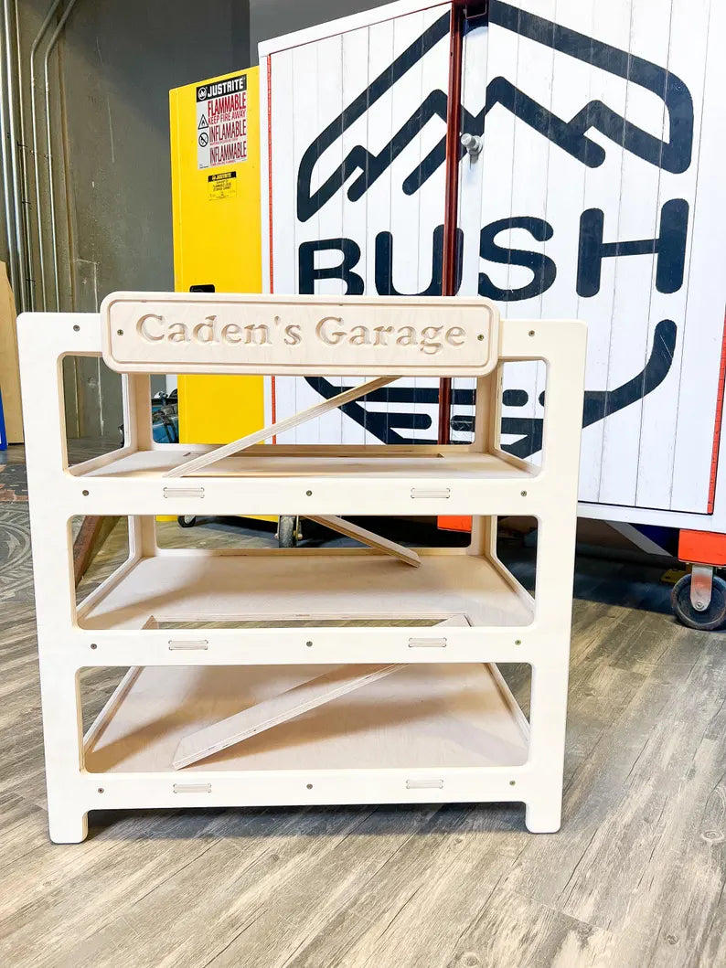 Caden- Toy Car Ramp + Storage