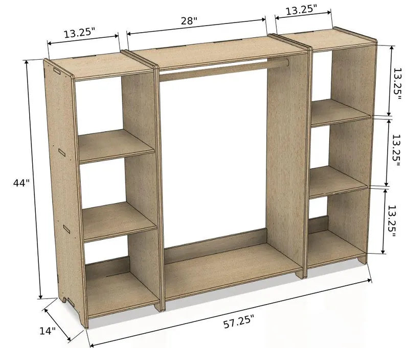 Harper V2- Modular Wardrobe