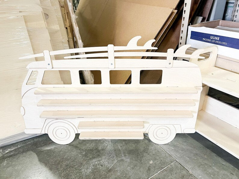 Surfsup- Vw Inspired Wall Shelf