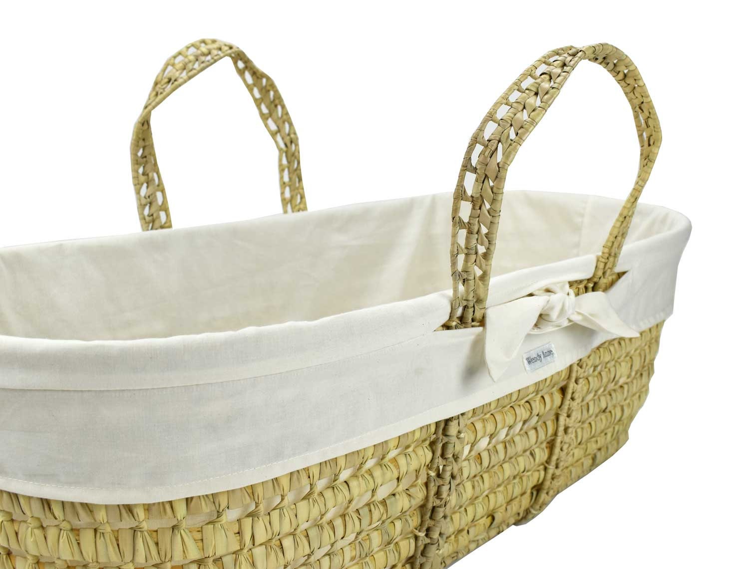 Modern Style Liner Cover For Moses Basket - Choose Fabric - Custom Made