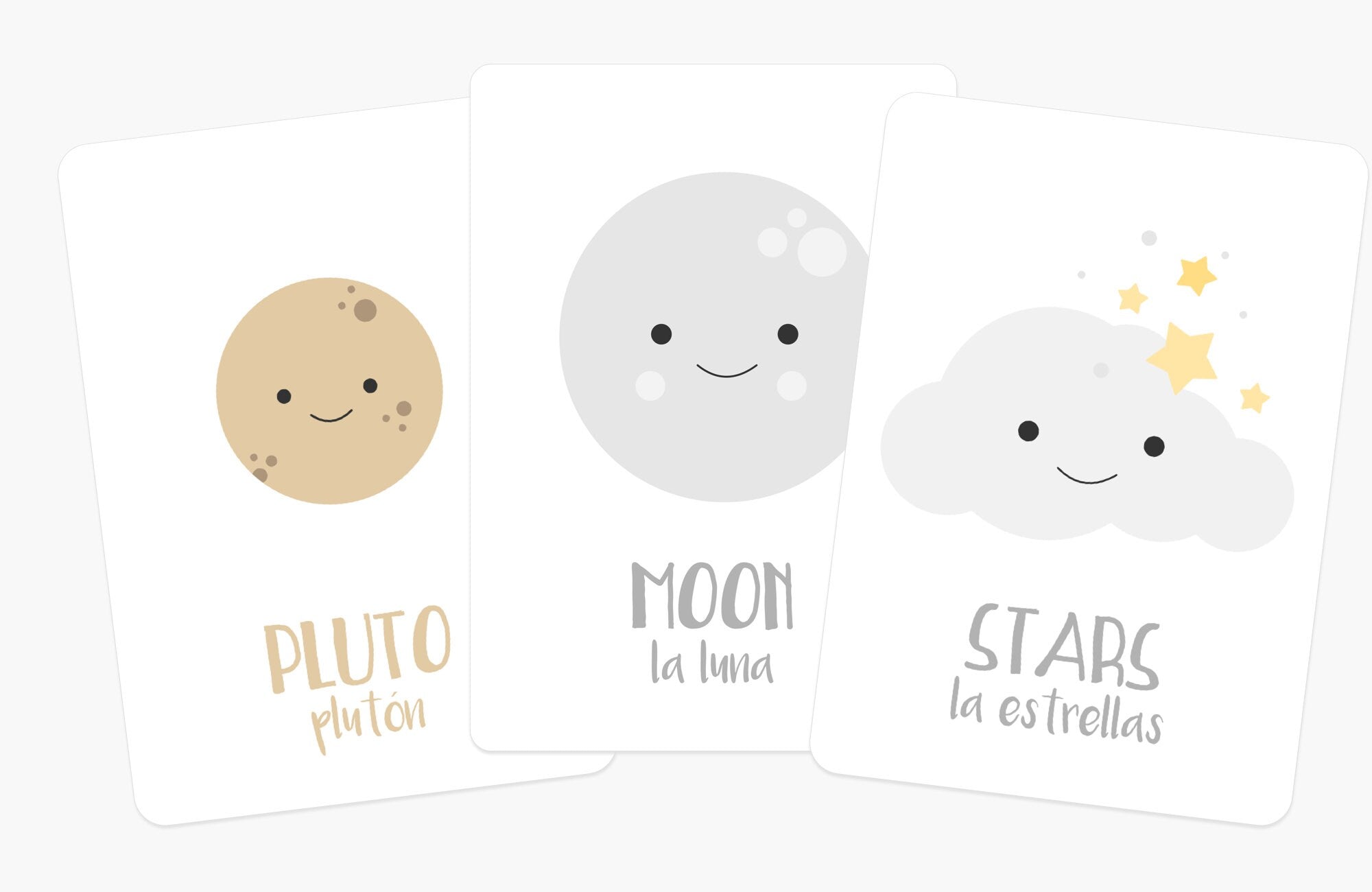 Space Planet Flashcards
