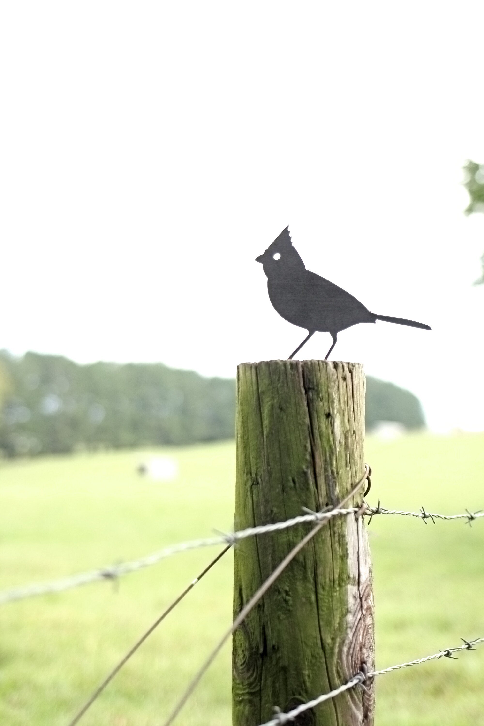 Metal Bird Statue - Cardinal Statue