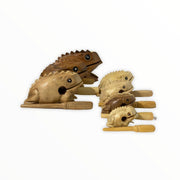 Natural Wooden Frog