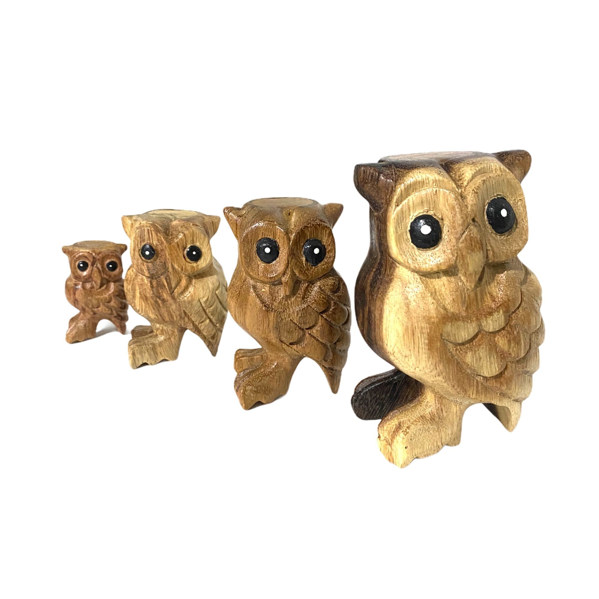 3" Wooden Musical Whistle Owl  Instrument