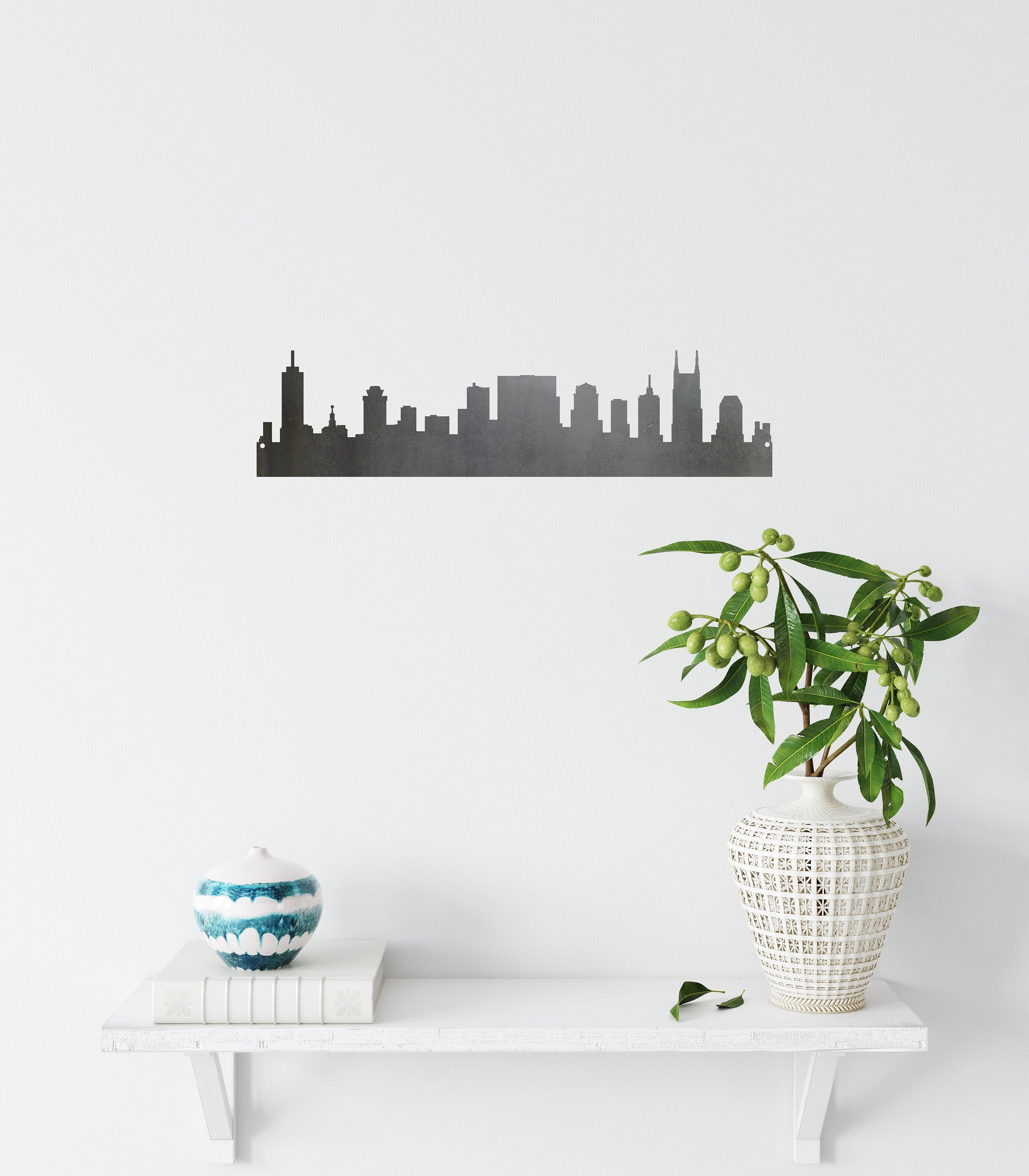 Nashville Skyline Metal Art Small