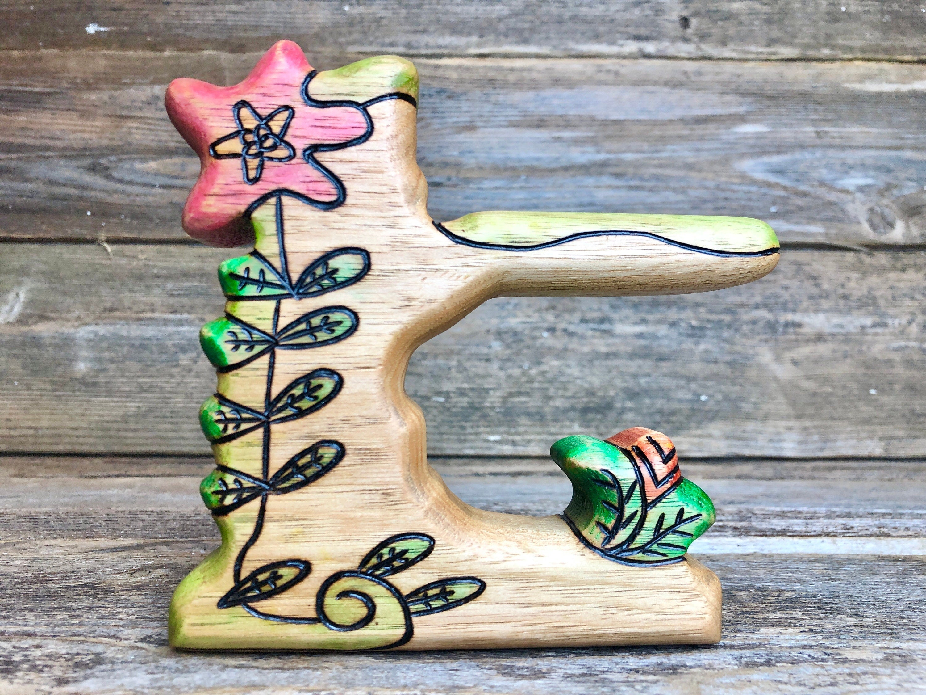 Preorder - Wooden Jungle Perch Toy