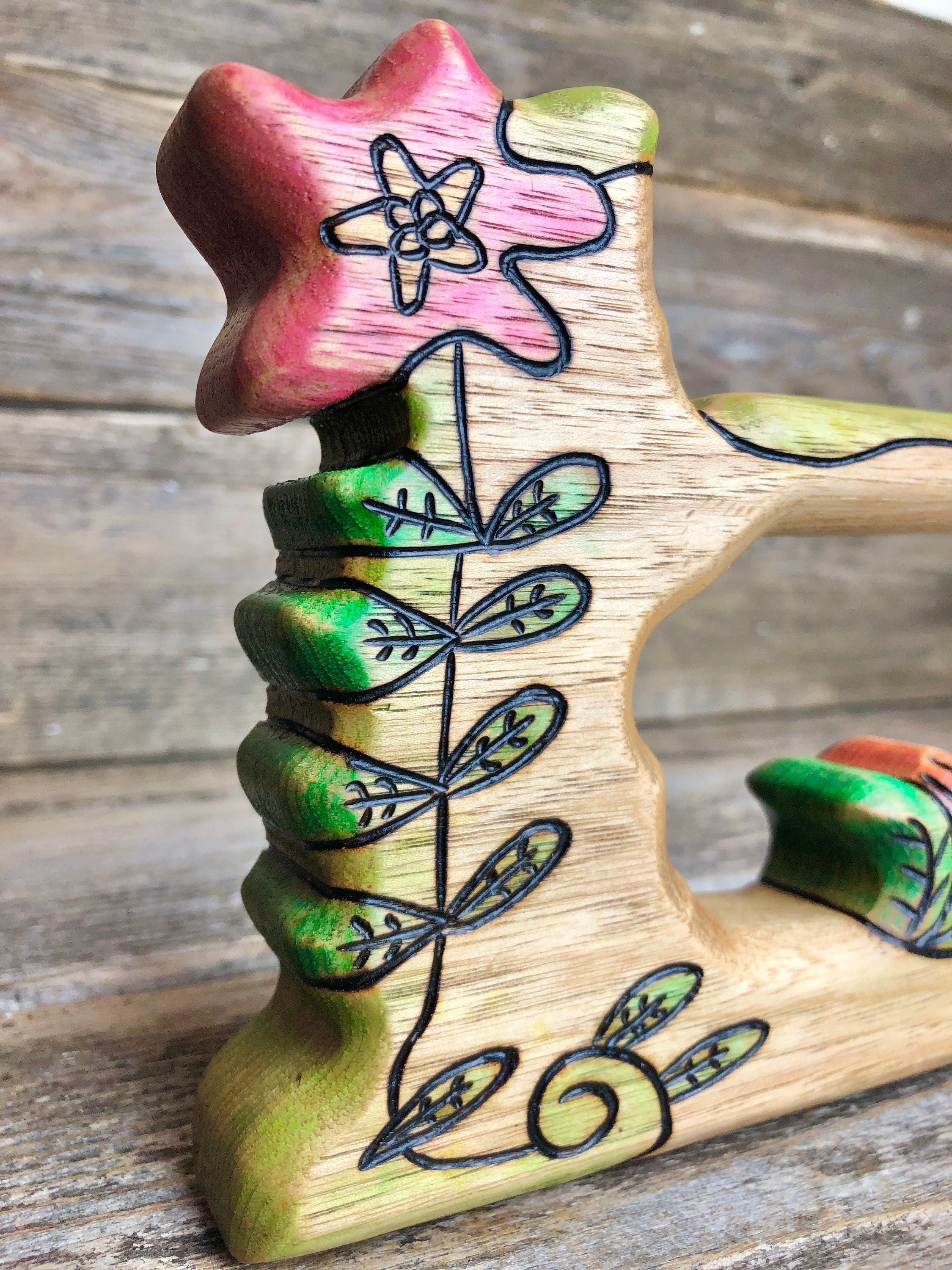 Preorder - Wooden Jungle Perch Toy