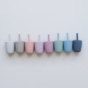 Mini Straw Cup - Silicone Straw Cup For Babies & Young Toddles