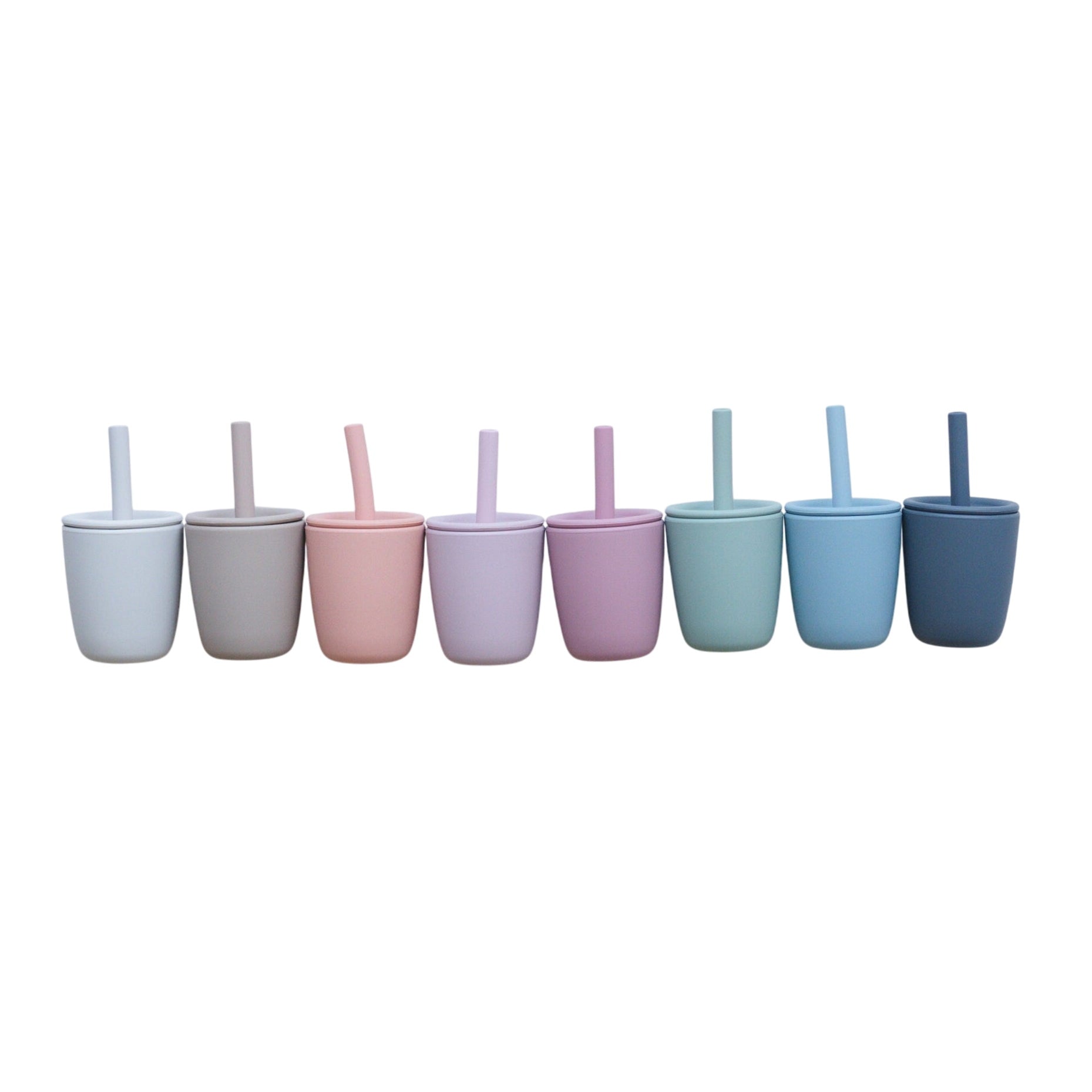 Mini Straw Cup - Silicone Straw Cup For Babies & Young Toddles