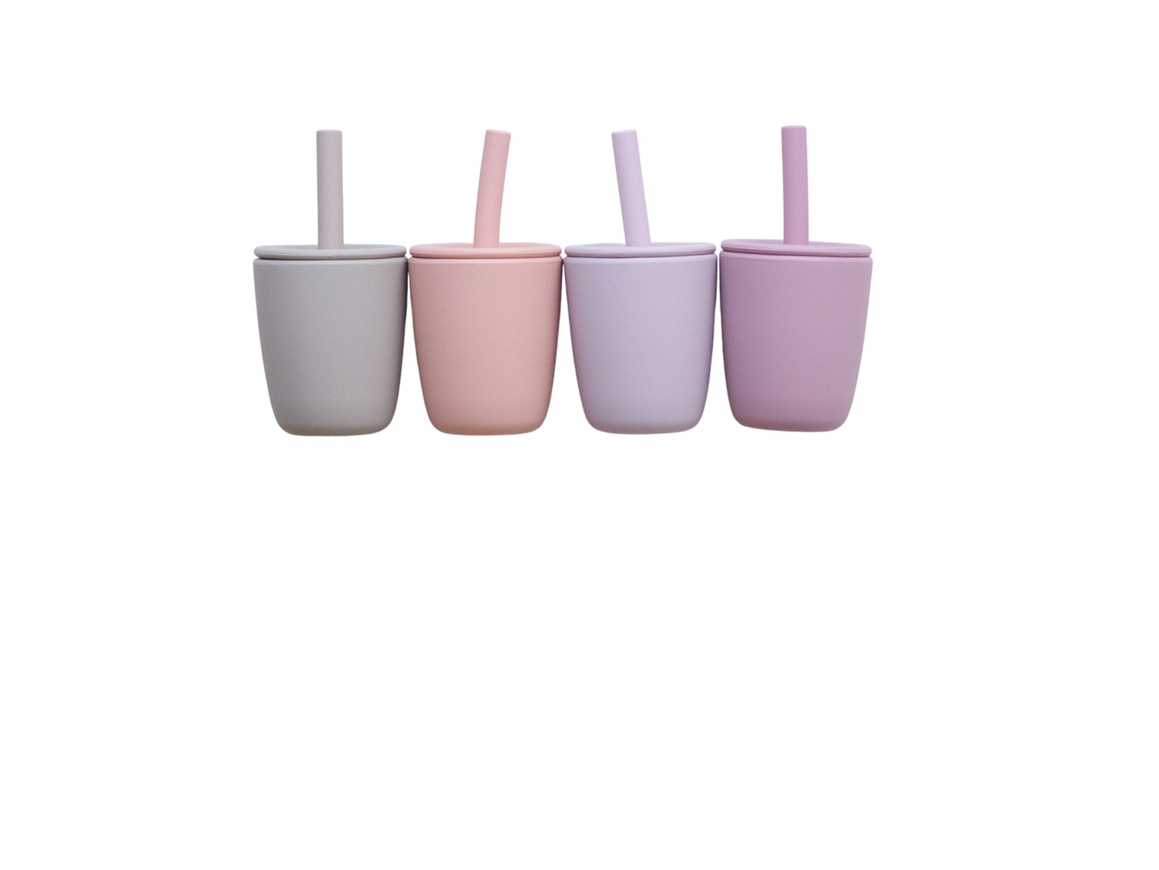 Mini Straw Cup - Silicone Straw Cup For Babies & Young Toddles